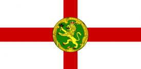 Alderney Flag Sticker Self Adhesive