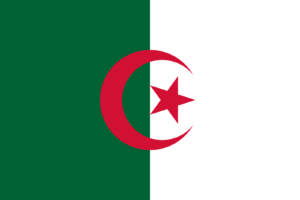 Algeria Flag Self Adhesive Sticker