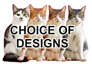 American Wirehair Cat Self Adhesive Vinyl Sticker