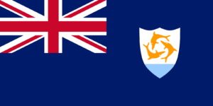 Anguilla Flag Self Adhesive Sticker