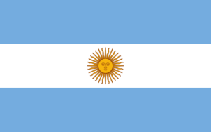 Argentina Argentinian Flag Self Adhesive Sticker