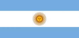 Argentina Flag Sticker Self Adhesive