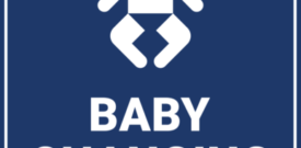 Baby Changing Facilities Station Warning Sign Self Adhesive Sticker