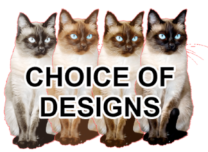Balinese Cat Self Adhesive Vinyl Sticker
