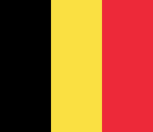 Belgium Flag Self Adhesive Sticker