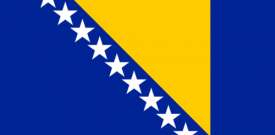 Bosnia and Herzegovina Flag Sticker Self Adhesive