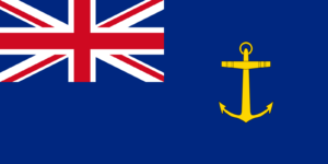 British Royal Fleet Auxiliary Ensign Flag Self Adhesive Vinyl Sticker