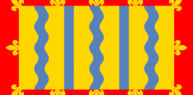 Cambridgeshire Flag Sticker Self Adhesive