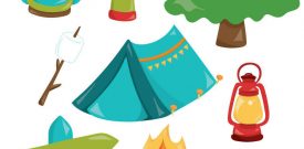 Camping Adventure Wall Stickers - 5 sizes available