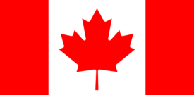 Canada Canadian Flag Sticker Self Adhesive