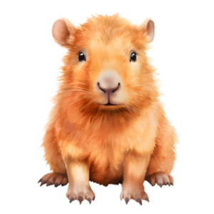 Capybara Rodent Greater Capybara Self Adhesive Sticker