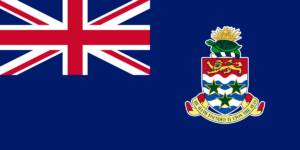 Cayman Island Flag Self Adhesive Sticker