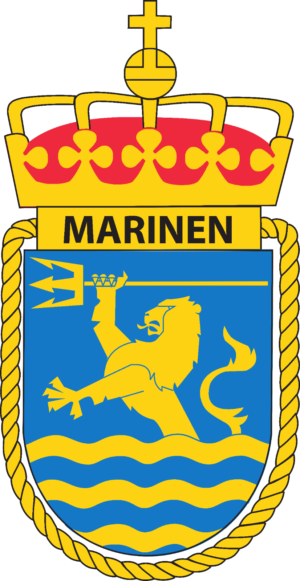 Coat of Arms Royal Norwegian Navy Fleet Self Adhesive Vinyl Sticker