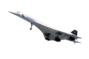 Concorde Airplane Self Adhesive Vinyl Sticker