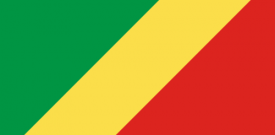 Congo Republic Flag Sticker Self Adhesive