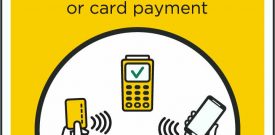 Contactless Payment Sign Self Adhesive Vinyl Sticker