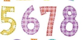 Cute Number Wall Stickers - 5 sizes available