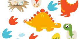 Dinosaur T-Rex Childrens Nursery Wall Stickers