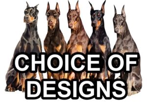 Doberman Pinscher Self Adhesive Dog Sticker