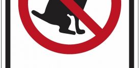 Dog Poo Poop Warning Caution Danger Sign Self Adhesive Sticker