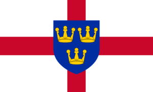East Anglia Flag Self Adhesive Vinyl Sticker