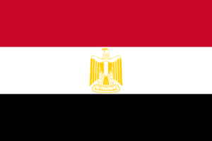 Egypt Egyptian Flag Self Adhesive Sticker