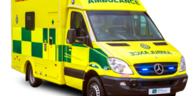 Emergency Serviced Ambulance Self Adhesive Vinyl Sticker