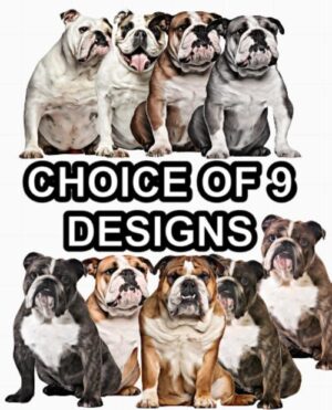 English Bulldog Self Adhesive Dog Sticker