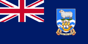 Falkland Island Flag Self Adhesive Sticker