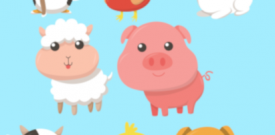 Farm Animals Childrens Nursery Wall Stickers