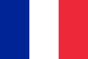 French France Flag Self Adhesive Sticker