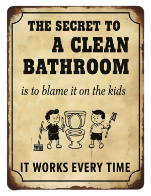 Funny Toilet Bathroom Flush Wash Your Hands Poop Poo Seat Self Adhesive Sticker