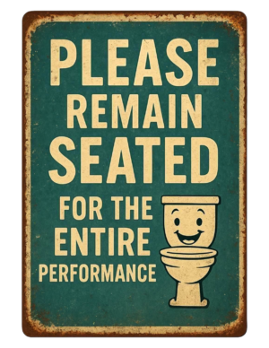 Funny Toilet Bathroom Flush Wash Your Hands Poop Poo Seat Self Adhesive Sticker