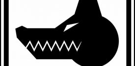 Funny Warning Sign Danger Angry Dog Sticker Self Adhesive