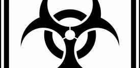 Funny Warning Sign Danger Biohazard Sticker Self Adhesive