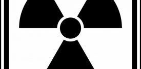 Funny Warning Sign Danger Radiation Sticker Self Adhesive