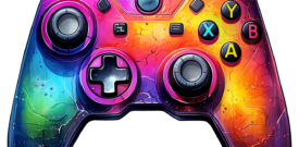 Game Controller Gaming Gamer Console Self Adhesive Warning Sticker