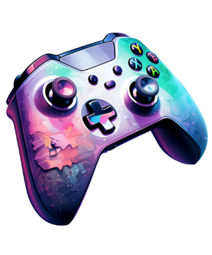 Game Controller Gaming Gamer Console Self Adhesive Warning Sticker