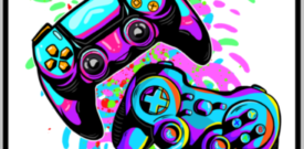 Game On Video Game Gaming Self Adhesive Vinyl Sticker