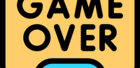 Game Over Video Game Gaming Self Adhesive Vinyl Sticker