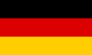 Germany German Flag Self Adhesive Sticker