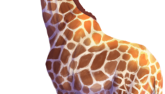 Giraffe Self Adhesive Vinyl Sticker