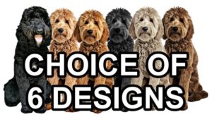 Goldendoodle Self Adhesive Dog Sticker