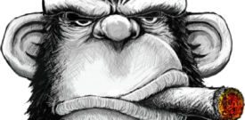 Gorilla Self Adhesive Vinyl Sticker