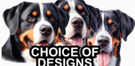 Greater Swiss Mountain Dog Wall Sticker Decal Self Adhesive Vinyl