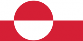Greenland Flag Sticker Self Adhesive