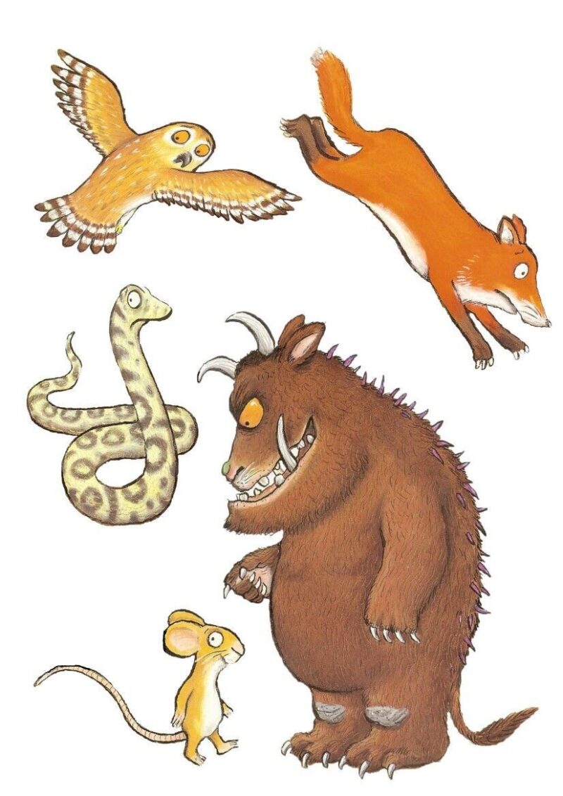 Gruffalo Nursery Wall Stickers Small Size