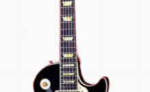 Guitar Self Adhesive Vinyl Sticker