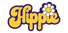 Hippie Peace Sign Self Adhesive Vinyl Sticker