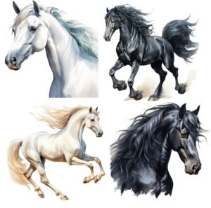 Horses Horse Equestrian Self Adhesive Wall Sticker